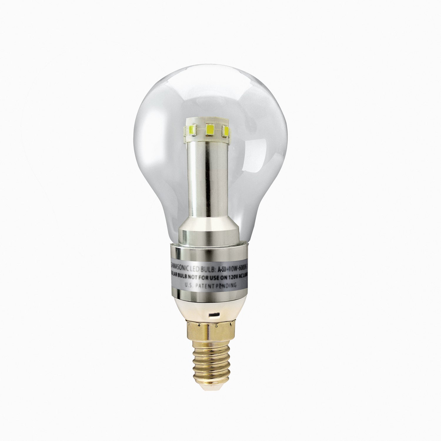 Gama Sonic - A50BW10W - Light Bulb - GS Solar LED Light Bulb - Bright White
