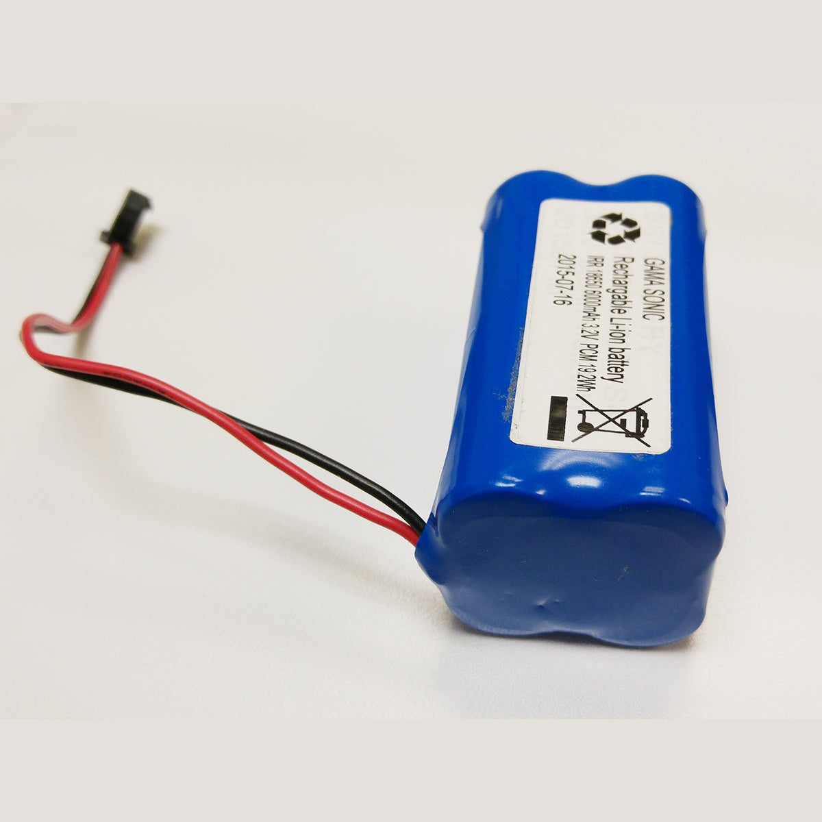 Gama Sonic - GS32V60 - Lithium-ion Battery 2PK 3.2V/6000ma - GS Replaceable Battery - Blue