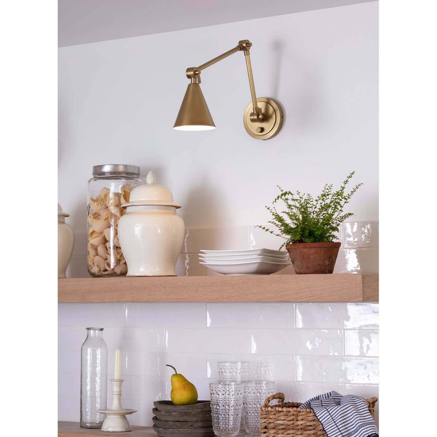 Regina Andrew - 15-1115NB - LED Wall Sconce - Sal - Natural Brass