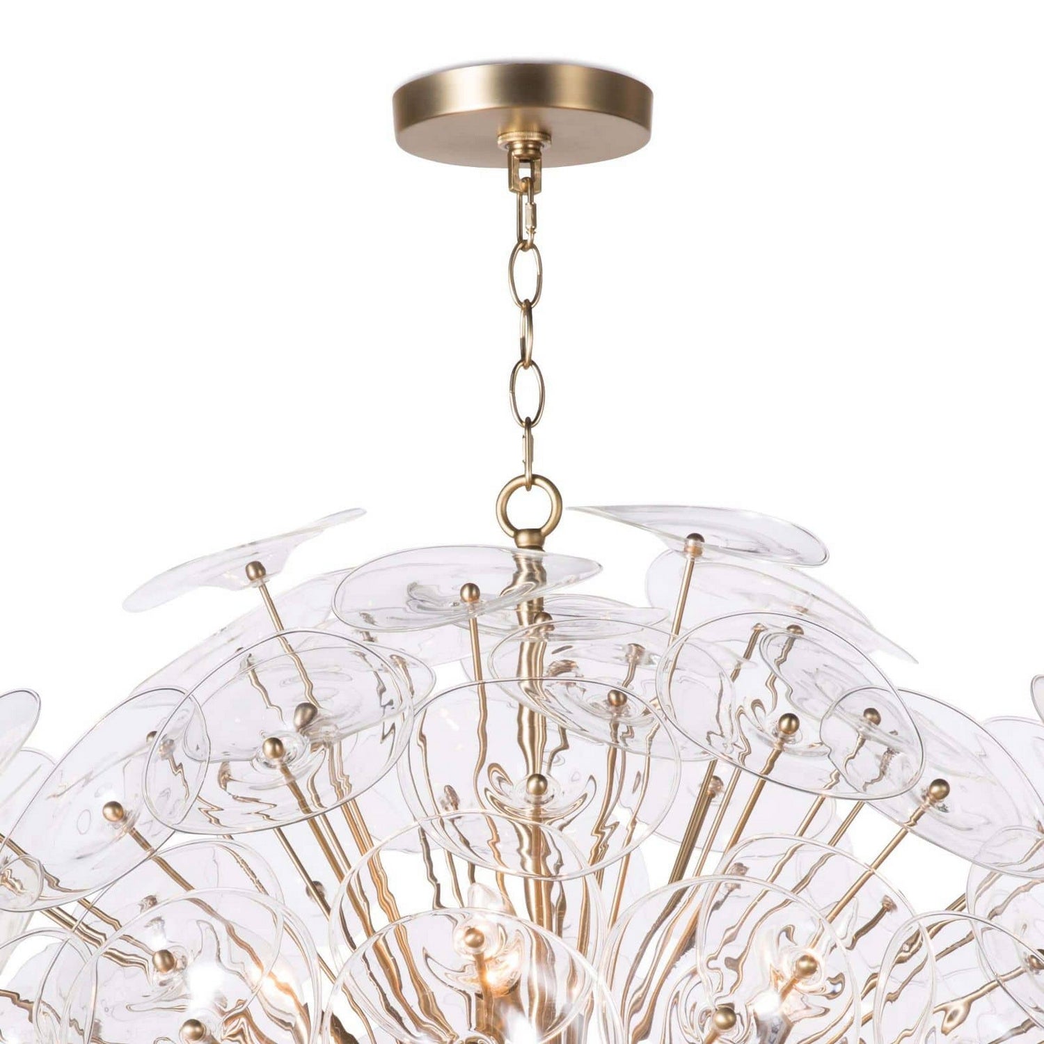 Regina Andrew - 16-1188CLR - 12 Light Chandelier - Poppy - Natural Brass