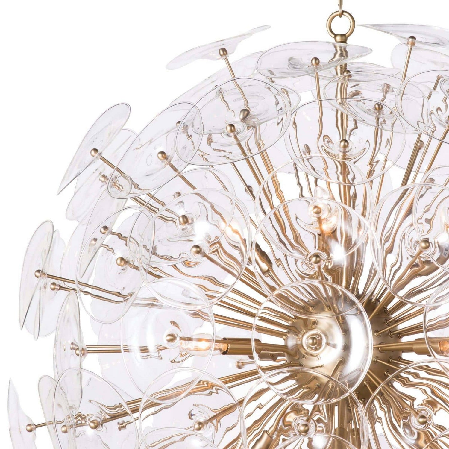 Regina Andrew - 16-1188CLR - 12 Light Chandelier - Poppy - Natural Brass