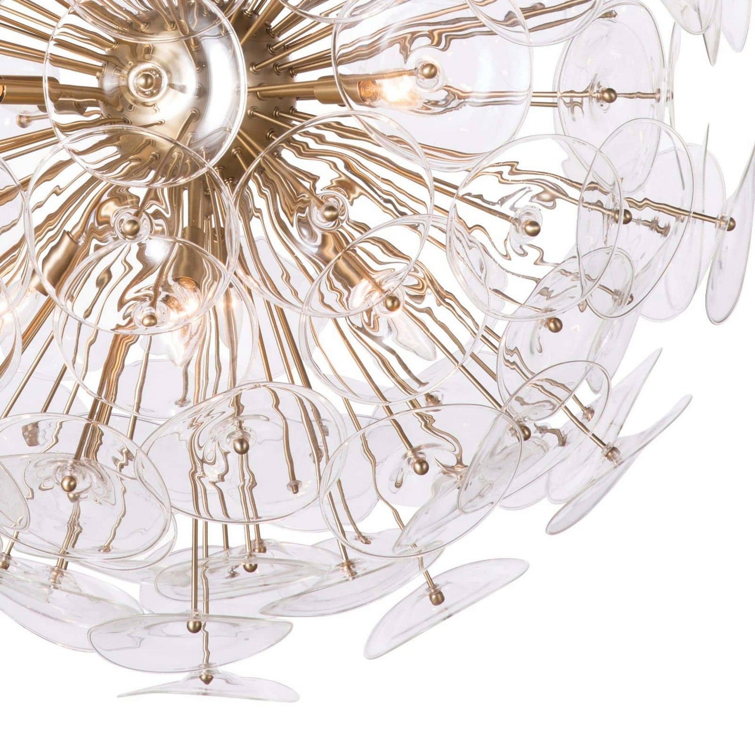 Regina Andrew - 16-1188CLR - 12 Light Chandelier - Poppy - Natural Brass