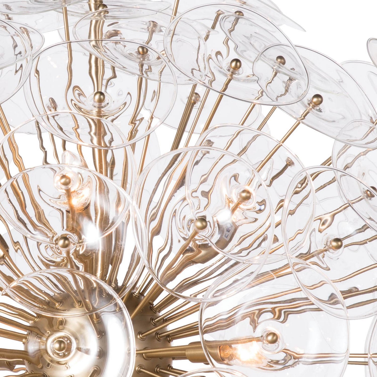 Regina Andrew - 16-1188CLR - 12 Light Chandelier - Poppy - Natural Brass
