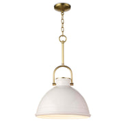 Regina Andrew - 16-1219WT - One Light Pendant - Eloise - White