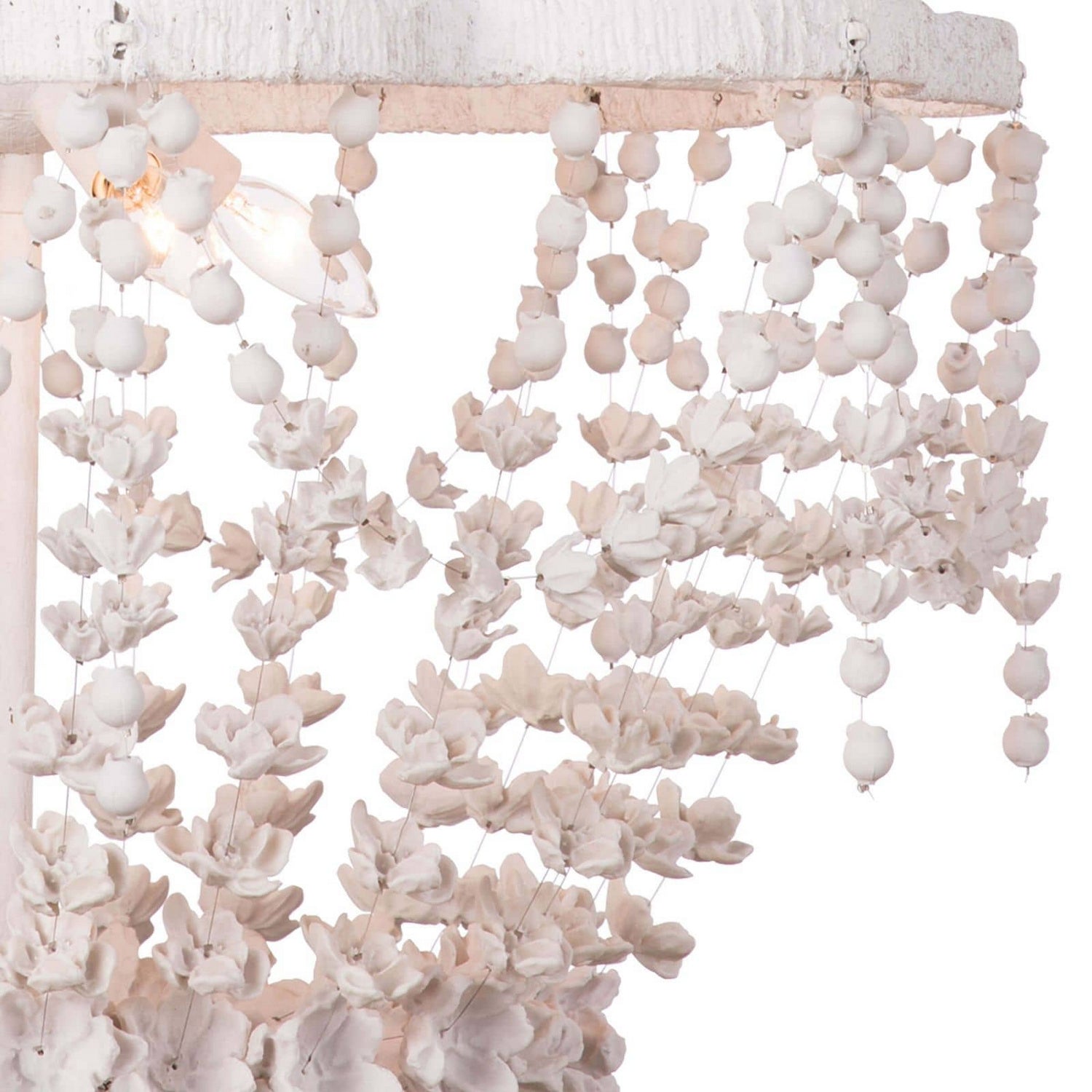 Regina Andrew - 16-1233 - Four Light Chandelier - Vanessa - White