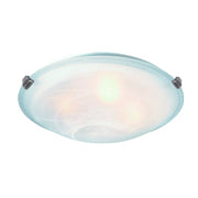 Artcraft - AC2352SPBN - Three Light Flush Mount - Clip Flush - Brushed Nickel