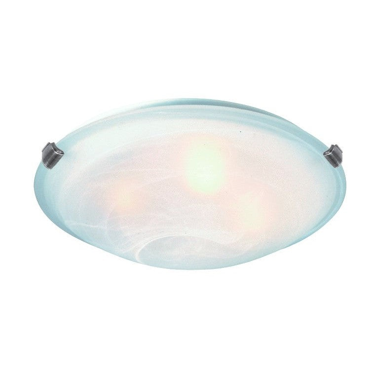 Artcraft - AC2352SPBN - Three Light Flush Mount - Clip Flush - Brushed Nickel
