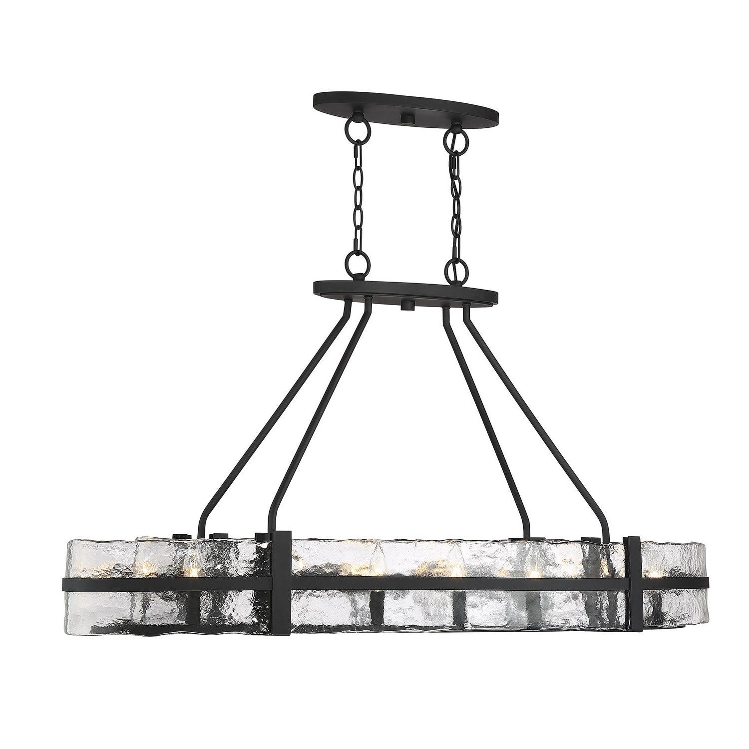 Savoy House - 1-1852-10-89 - Ten Light Chandelier - Hudson - Matte Black