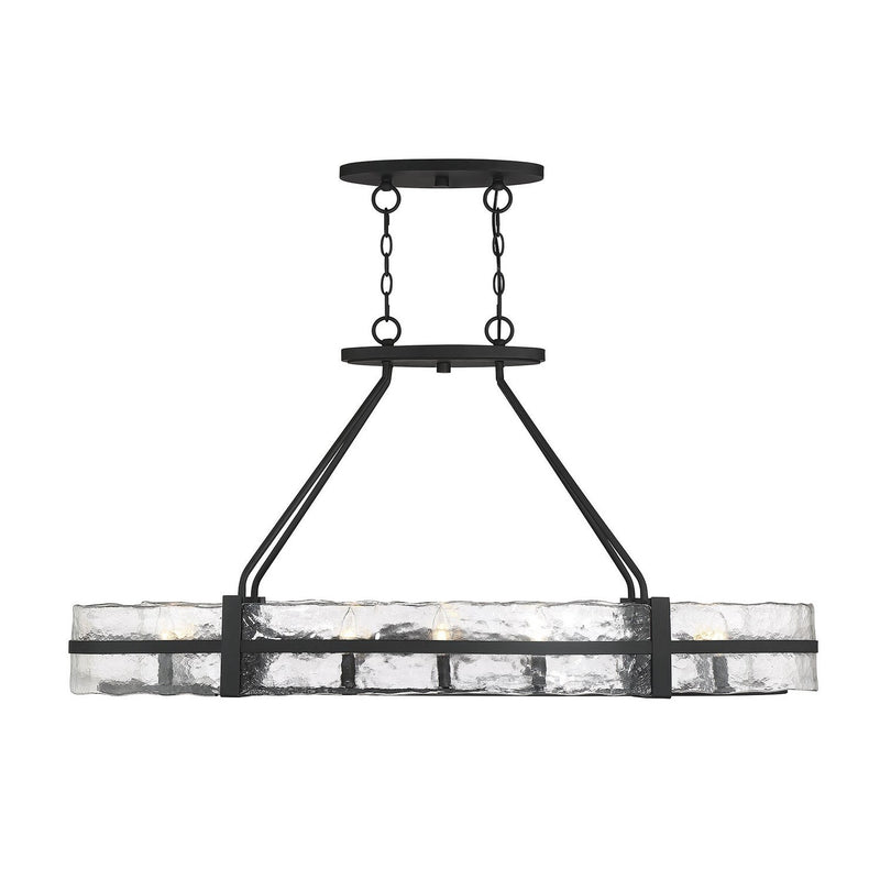 Savoy House - 1-1852-10-89 - Ten Light Chandelier - Hudson - Matte Black