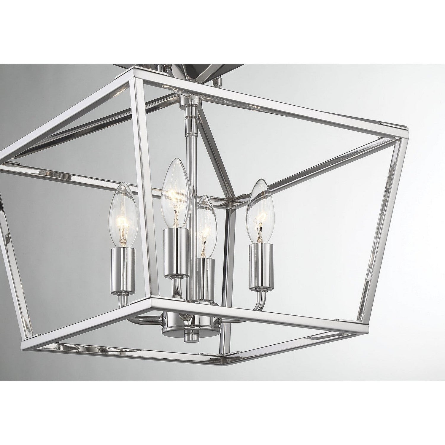 Savoy House - 6-328-4-109 - Four Light Semi-Flush Mount - Townsend - Polished Nickel