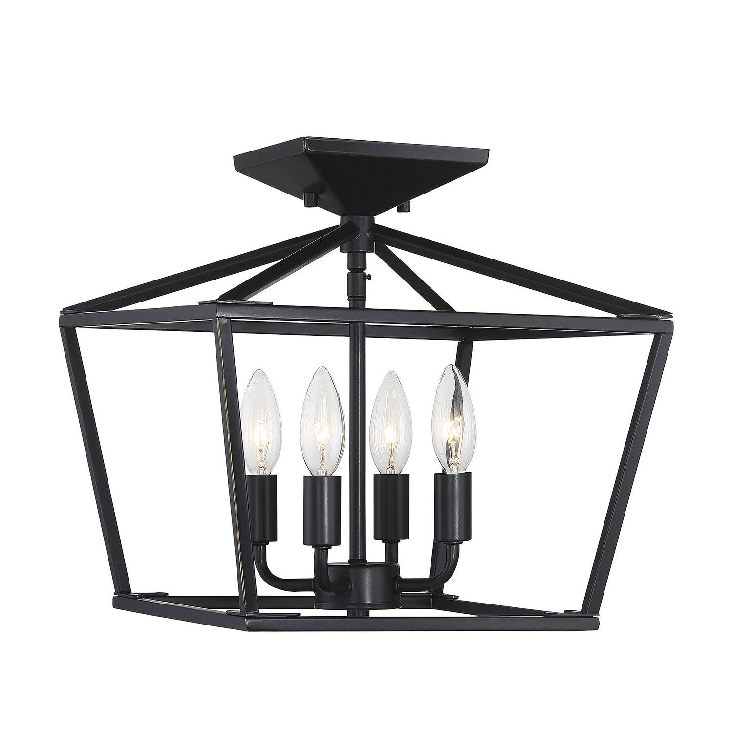 Savoy House - 6-328-4-44 - Four Light Semi-Flush Mount - Townsend - Classic Bronze