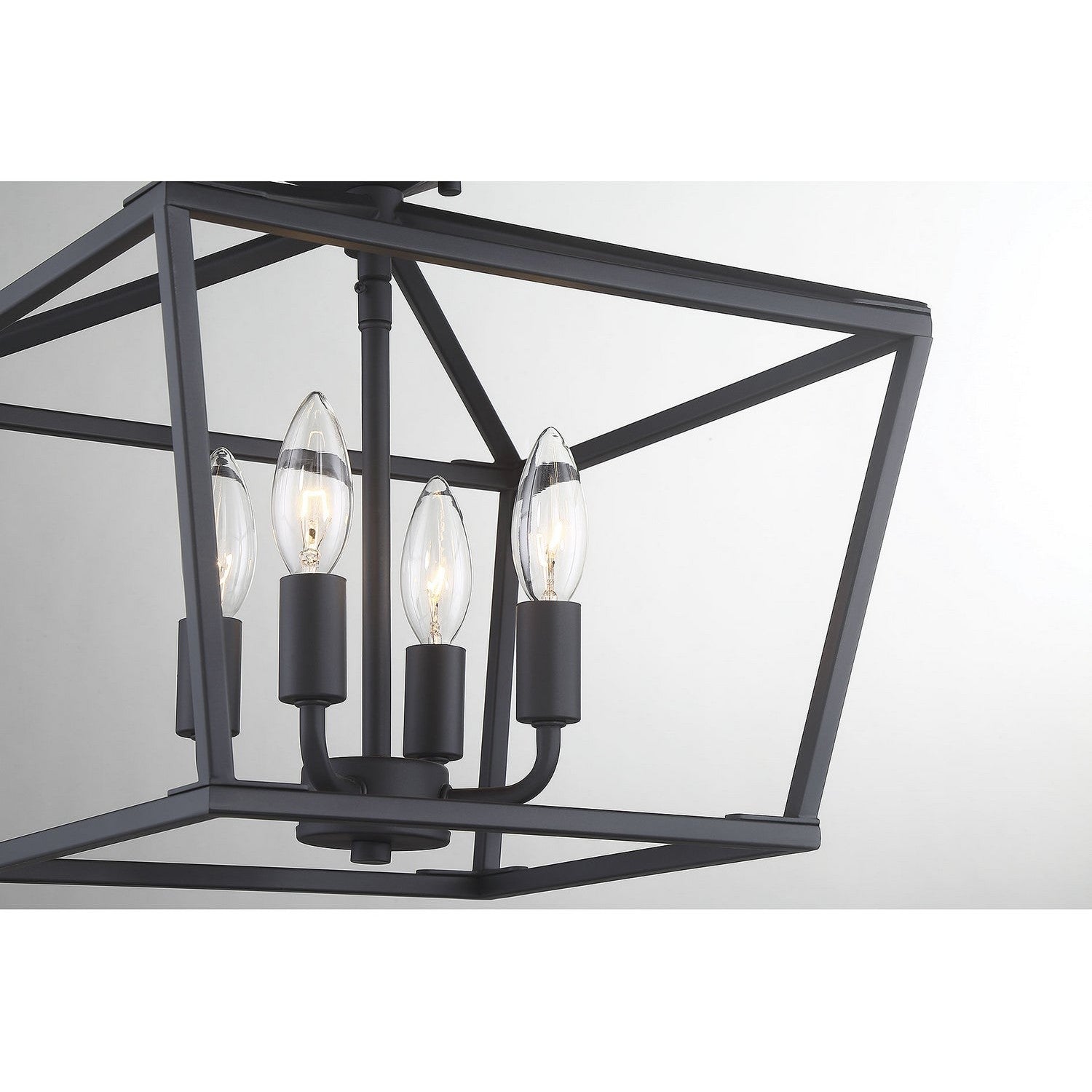 Savoy House - 6-328-4-89 - Four Light Semi-Flush Mount - Townsend - Matte Black