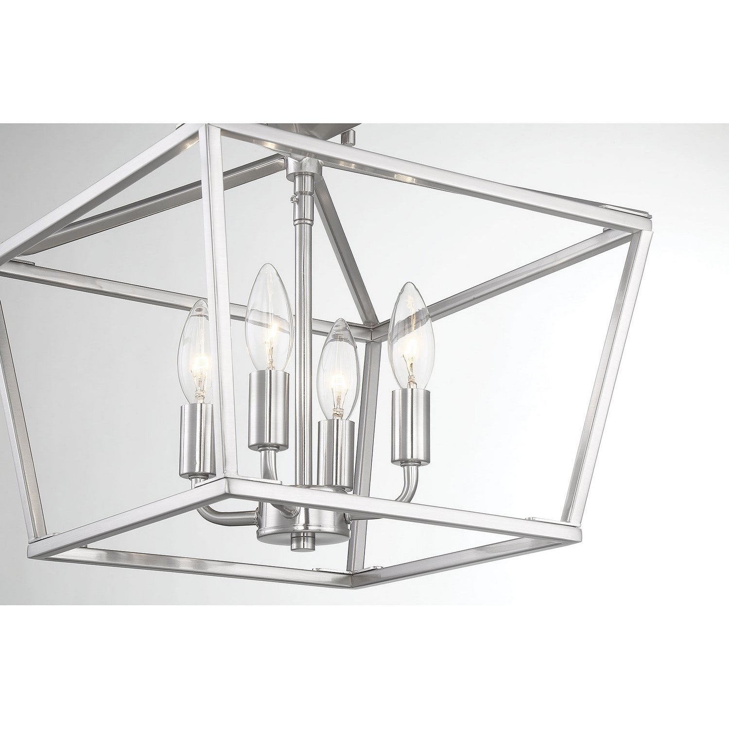 Savoy House - 6-328-4-SN - Four Light Semi-Flush Mount - Townsend - Satin Nickel