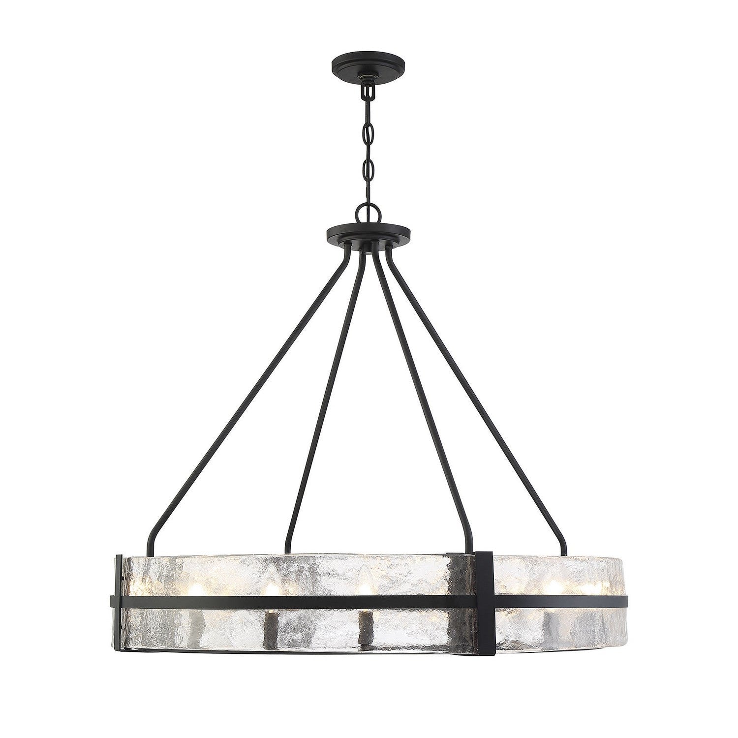 Savoy House - 7-1851-12-89 - 12 Light Pendant - Hudson - Matte Black