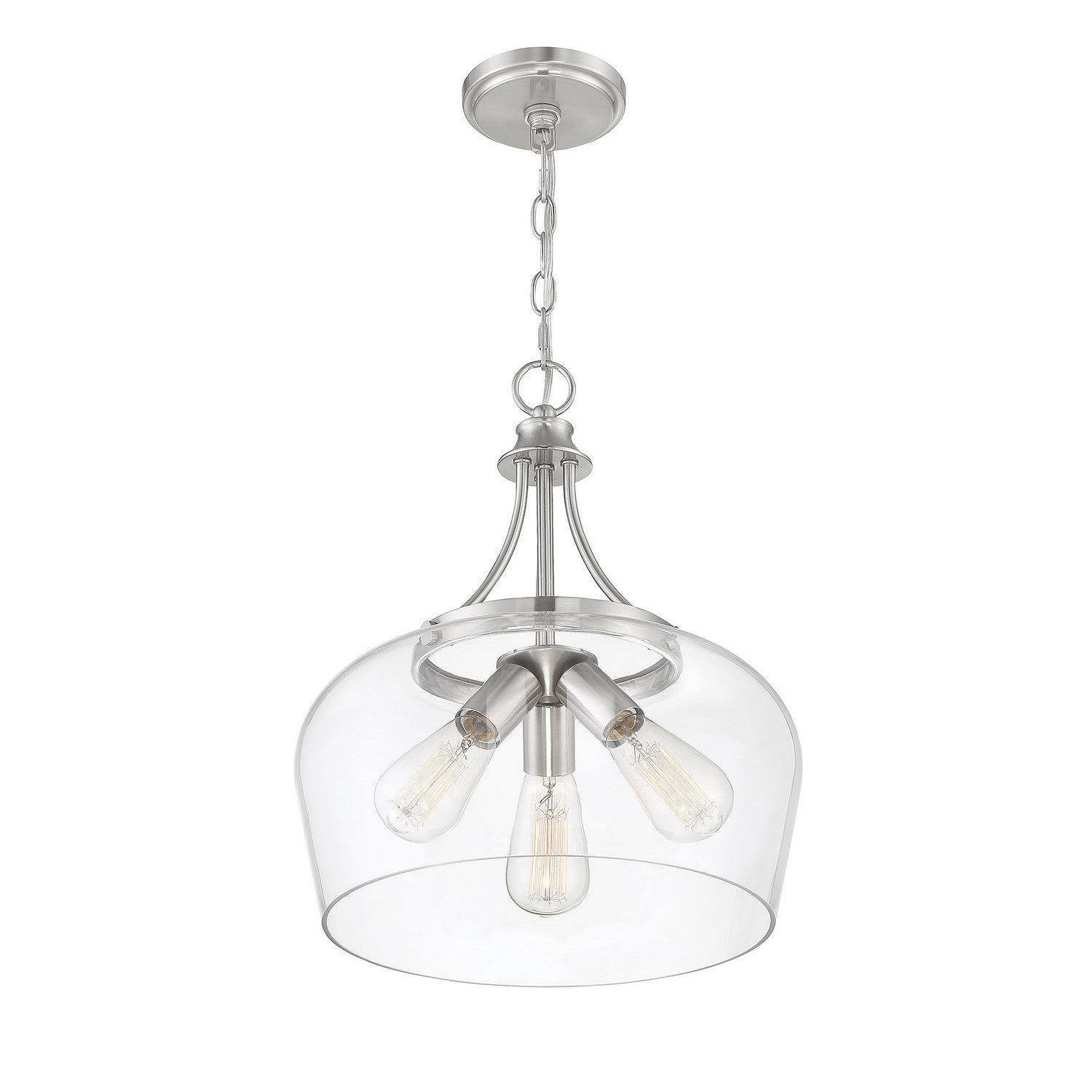 Savoy House - 7-4034-3-SN - Three Light Pendant - Octave - Satin Nickel