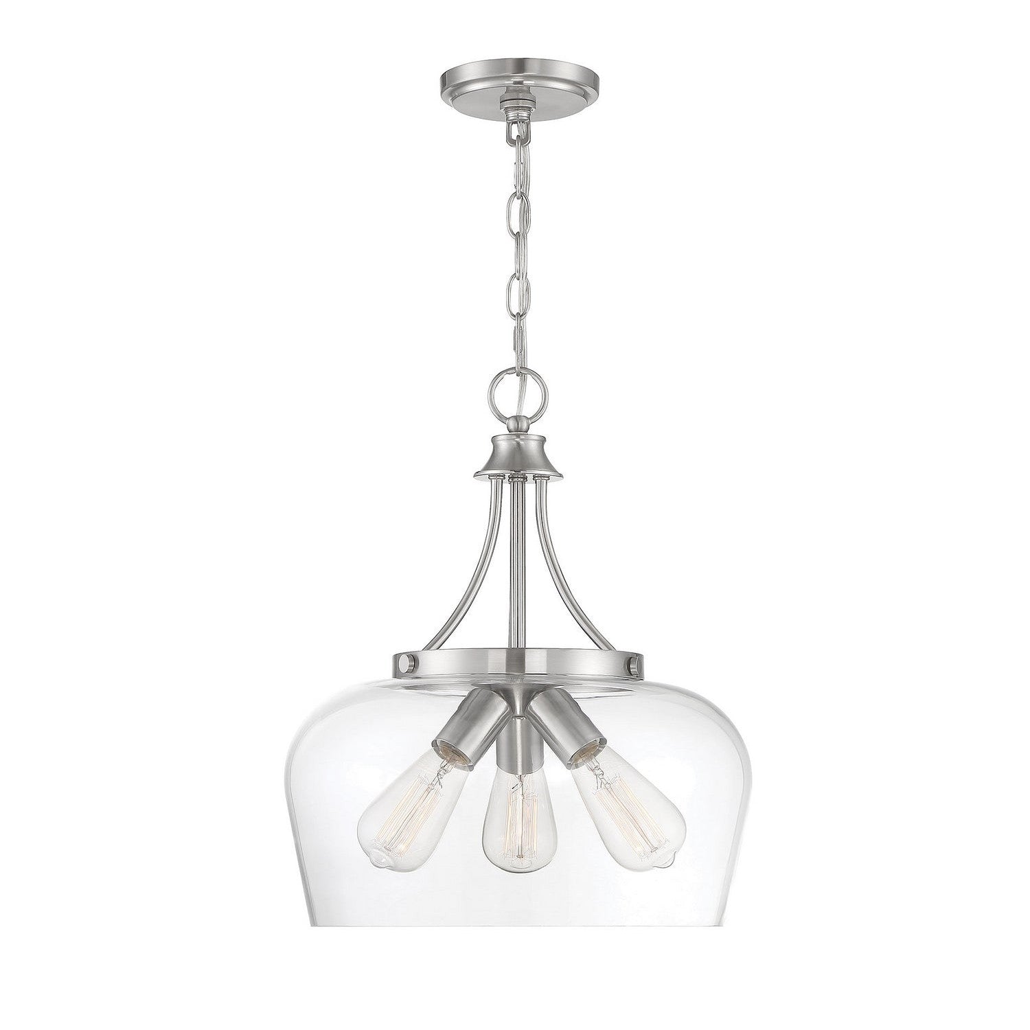 Savoy House - 7-4034-3-SN - Three Light Pendant - Octave - Satin Nickel
