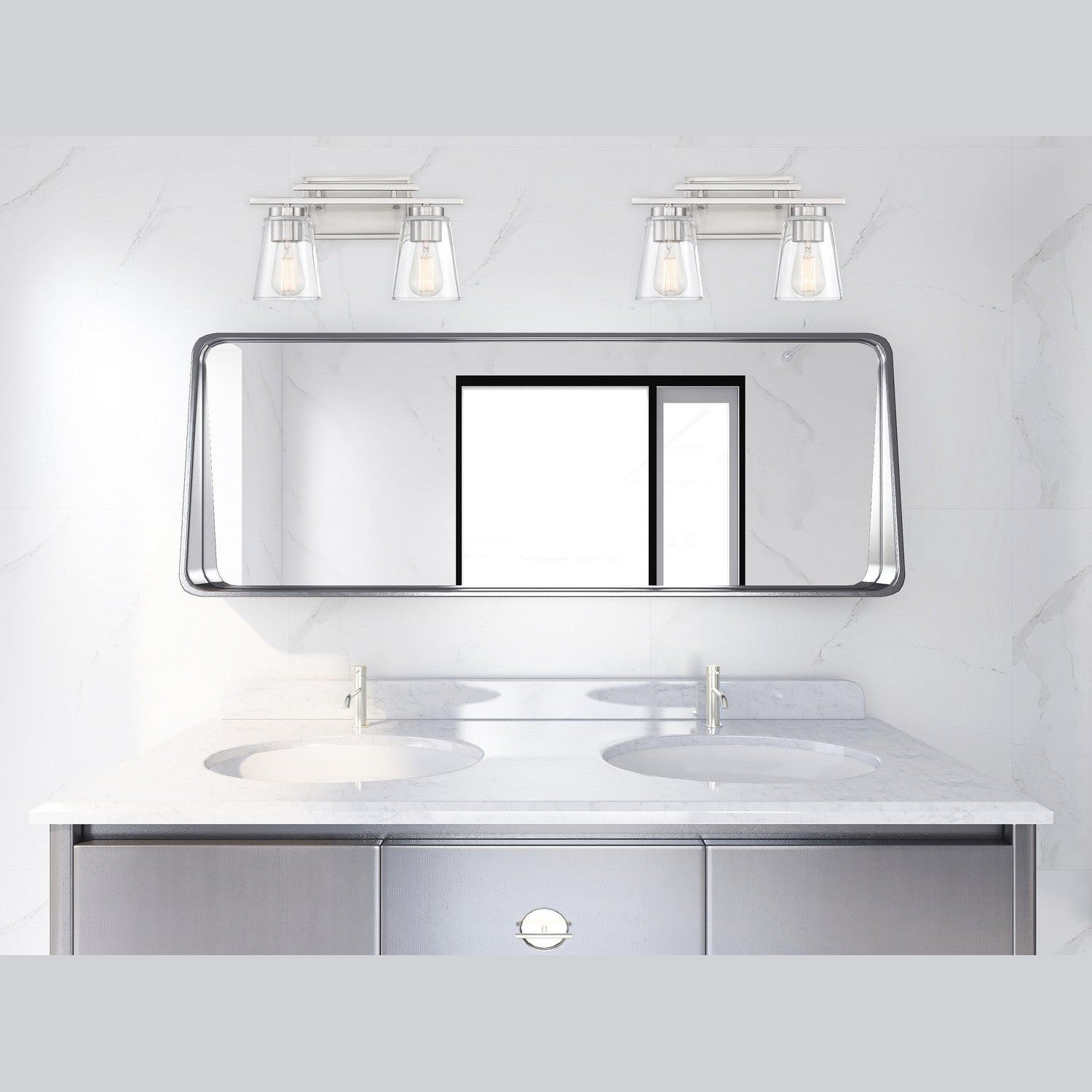 Savoy House - 8-1020-2-SN - Two Light Bath Bar - Calhoun - Satin Nickel