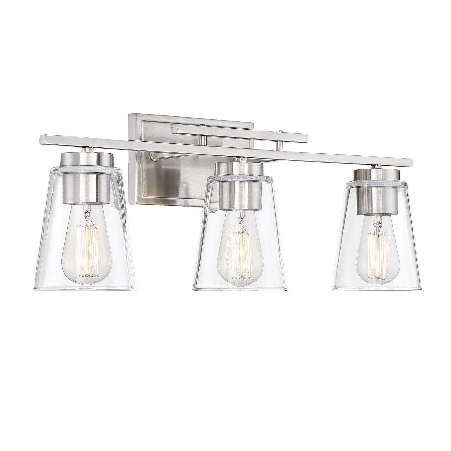 Savoy House - 8-1020-3-SN - Three Light Bathroom Vanity - Calhoun - Satin Nickel
