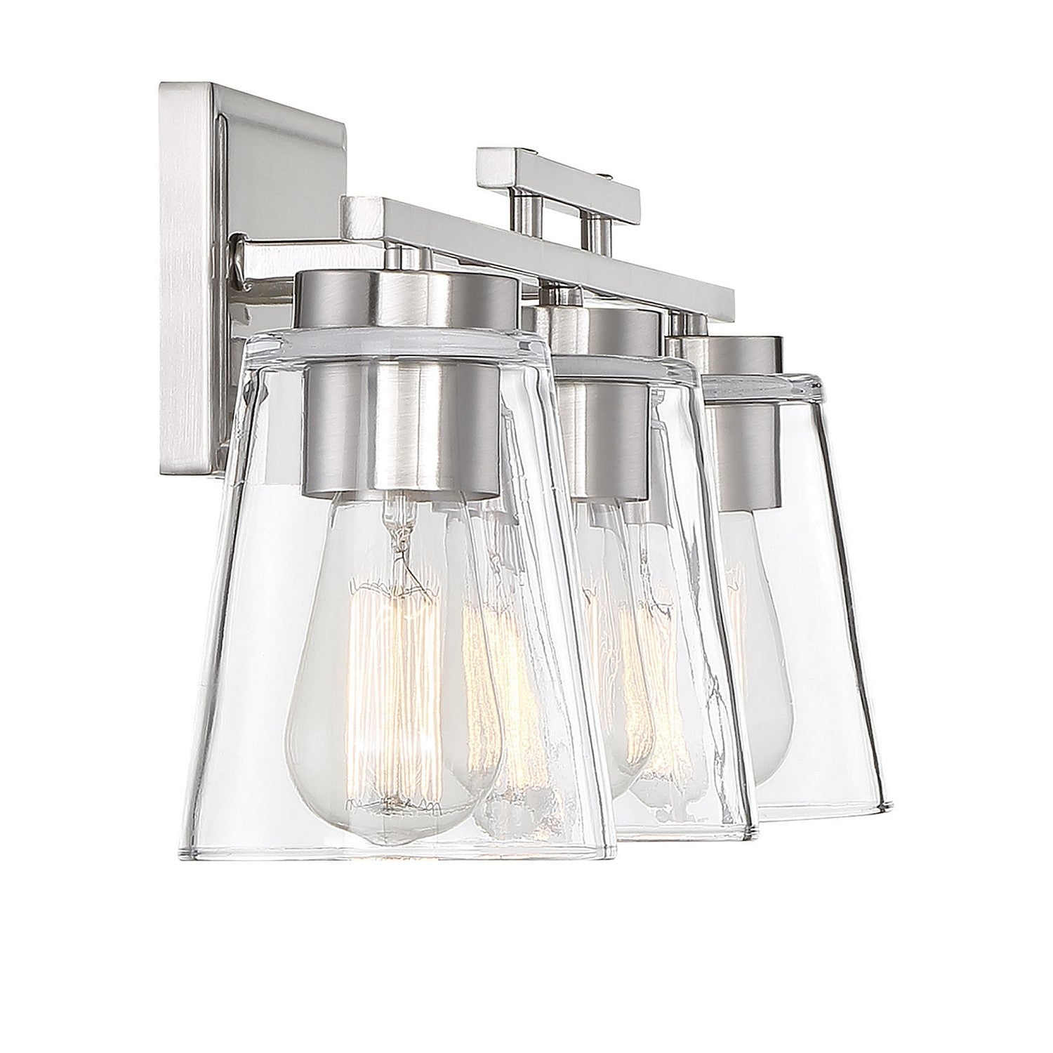 Savoy House - 8-1020-3-SN - Three Light Bathroom Vanity - Calhoun - Satin Nickel