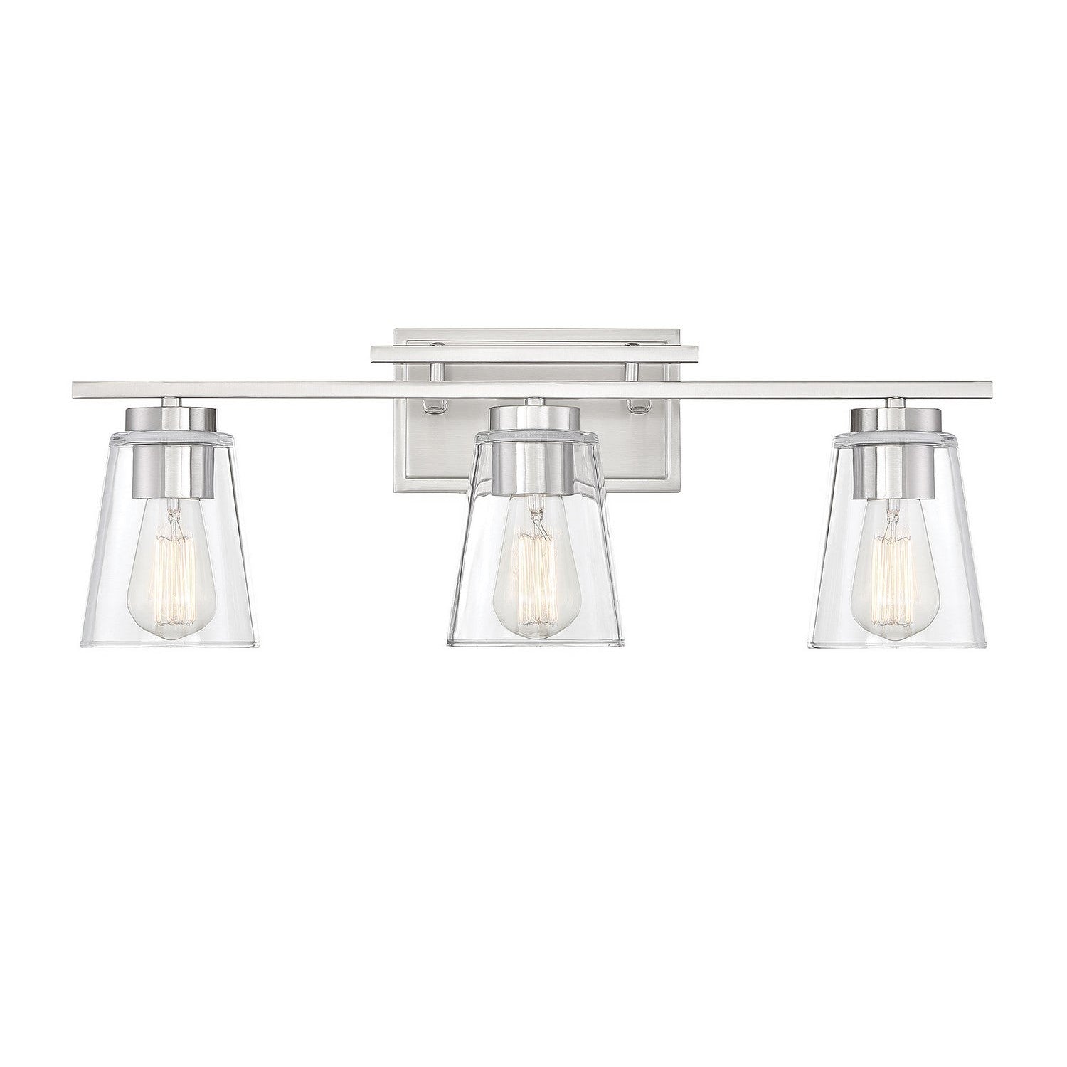 Savoy House - 8-1020-3-SN - Three Light Bathroom Vanity - Calhoun - Satin Nickel