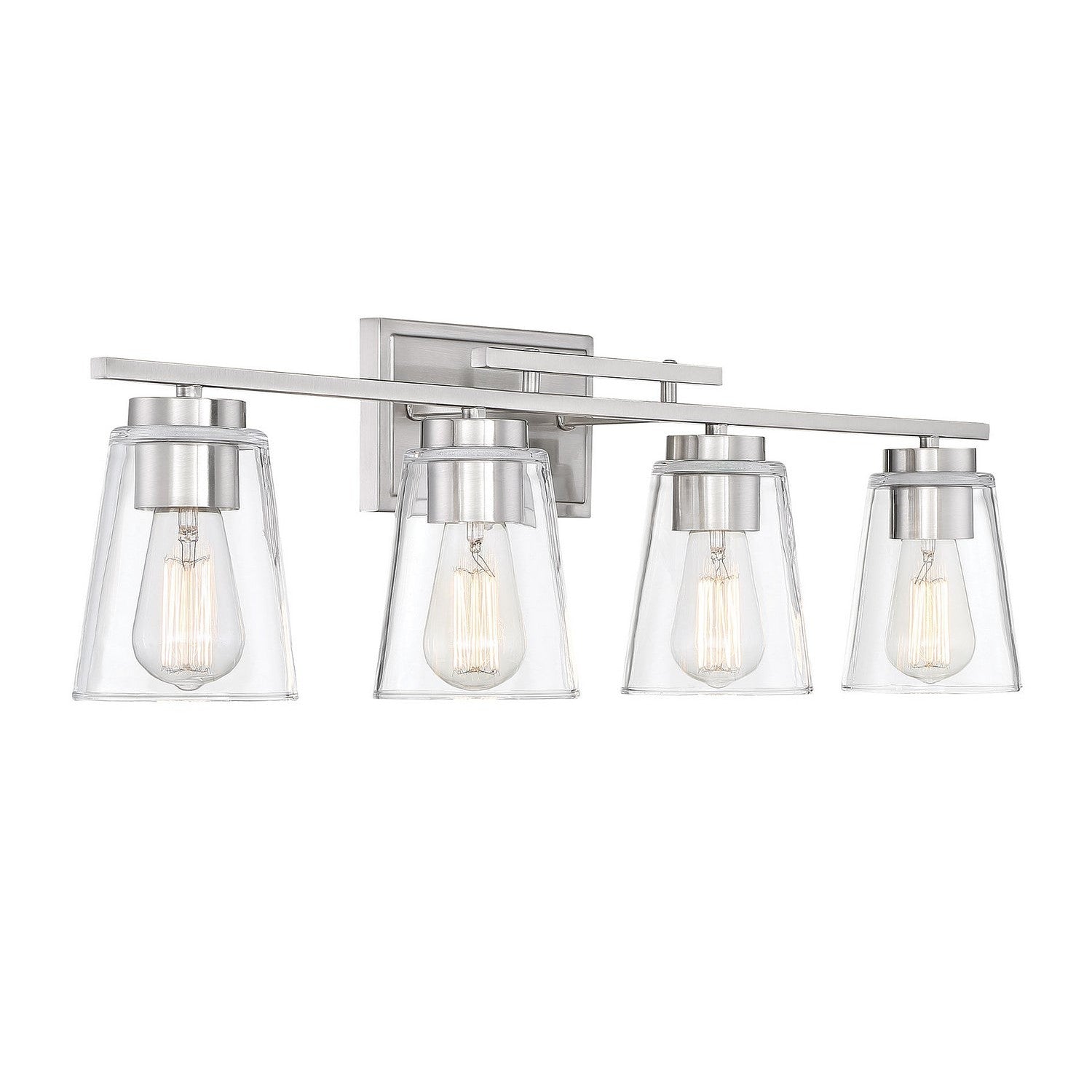 Savoy House - 8-1020-4-SN - Four Light Bathroom Vanity - Calhoun - Satin Nickel