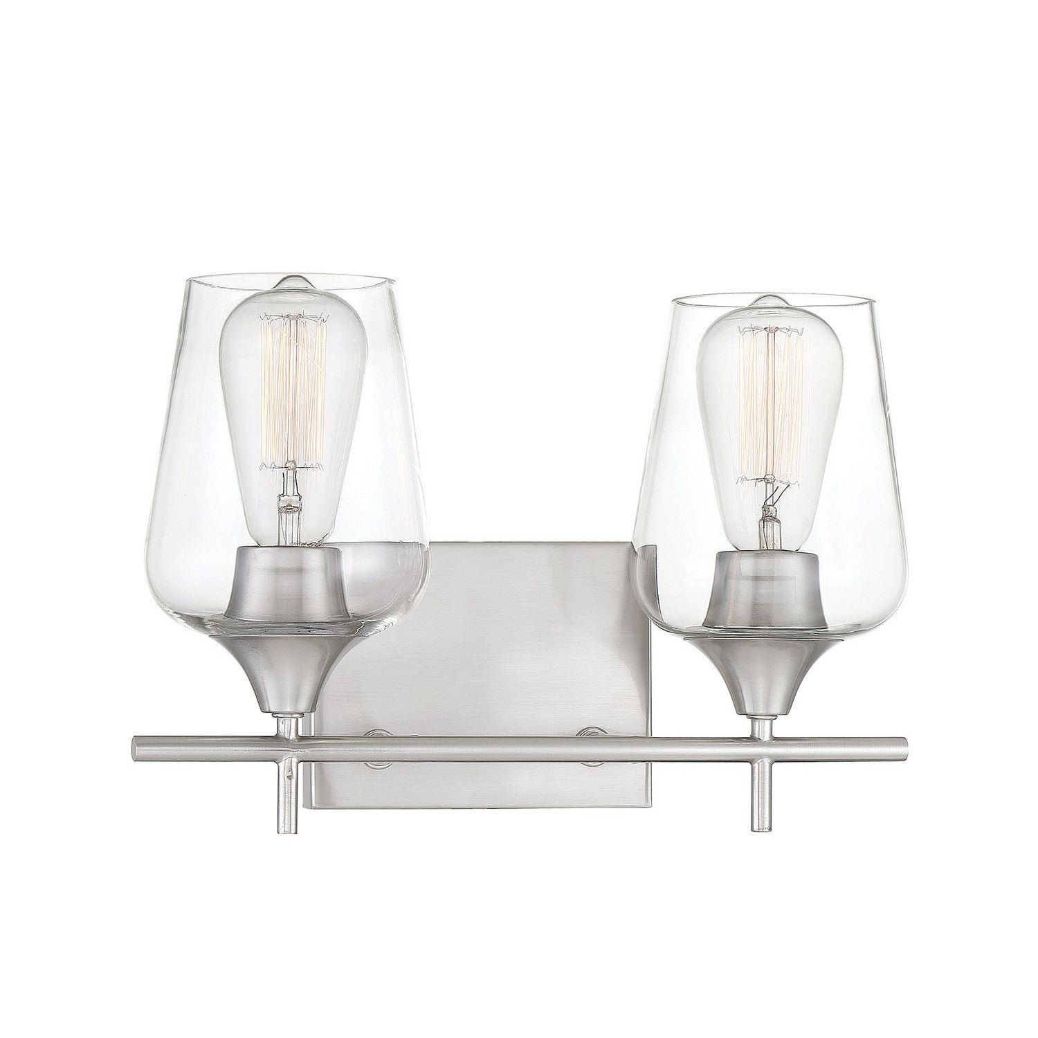 Savoy House - 8-4030-2-SN - Two Light Bath Bar - Octave - Satin Nickel