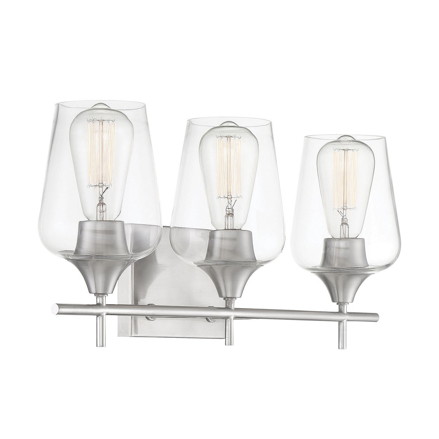 Savoy House - 8-4030-3-SN - Three Light Bath Bar - Octave - Satin Nickel