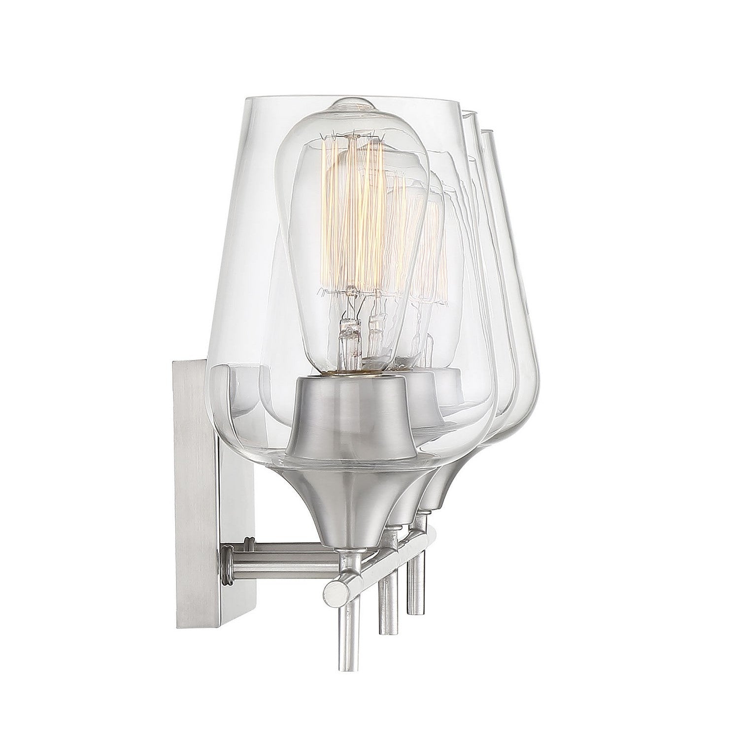 Savoy House - 8-4030-3-SN - Three Light Bath Bar - Octave - Satin Nickel