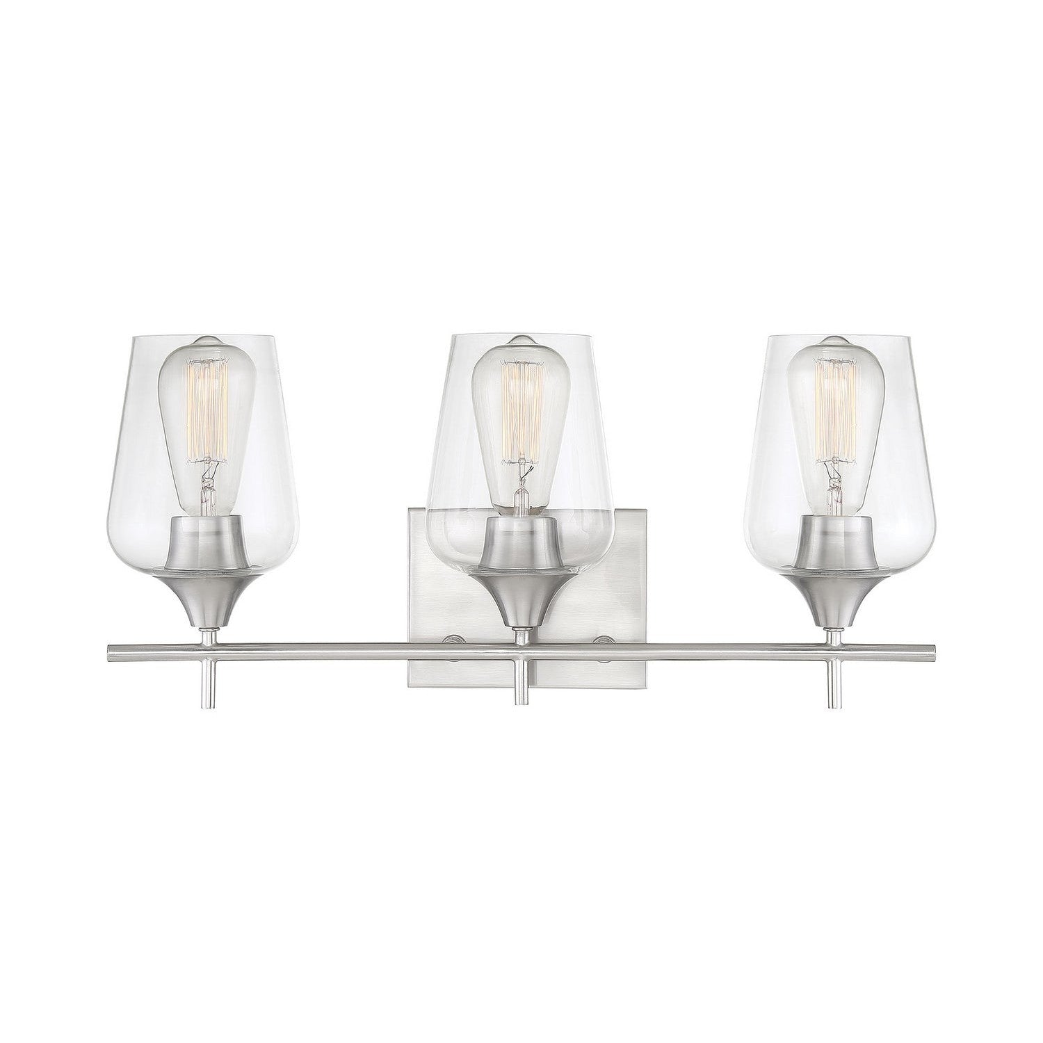 Savoy House - 8-4030-3-SN - Three Light Bath Bar - Octave - Satin Nickel