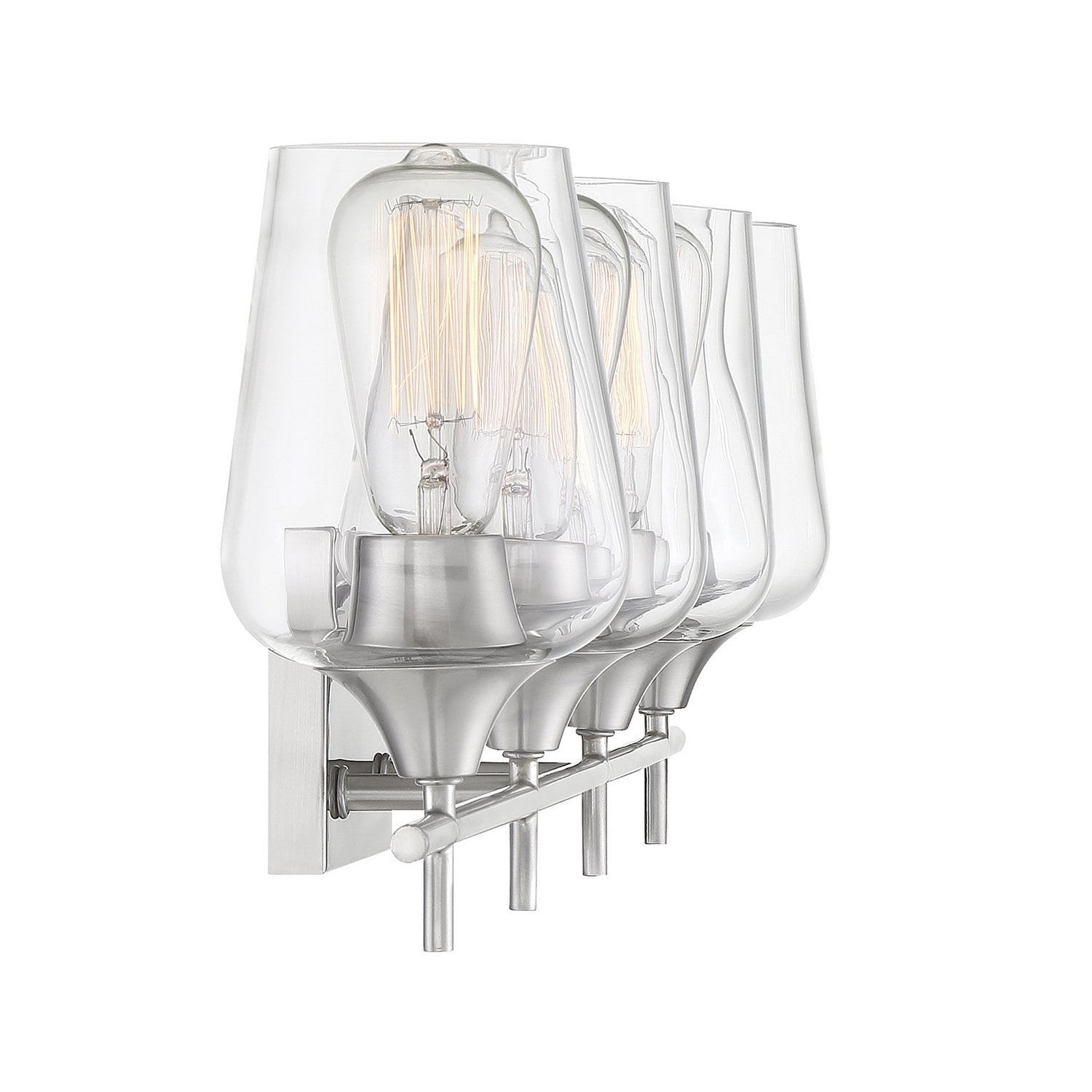Savoy House - 8-4030-4-SN - Four Light Bath Bar - Octave - Satin Nickel