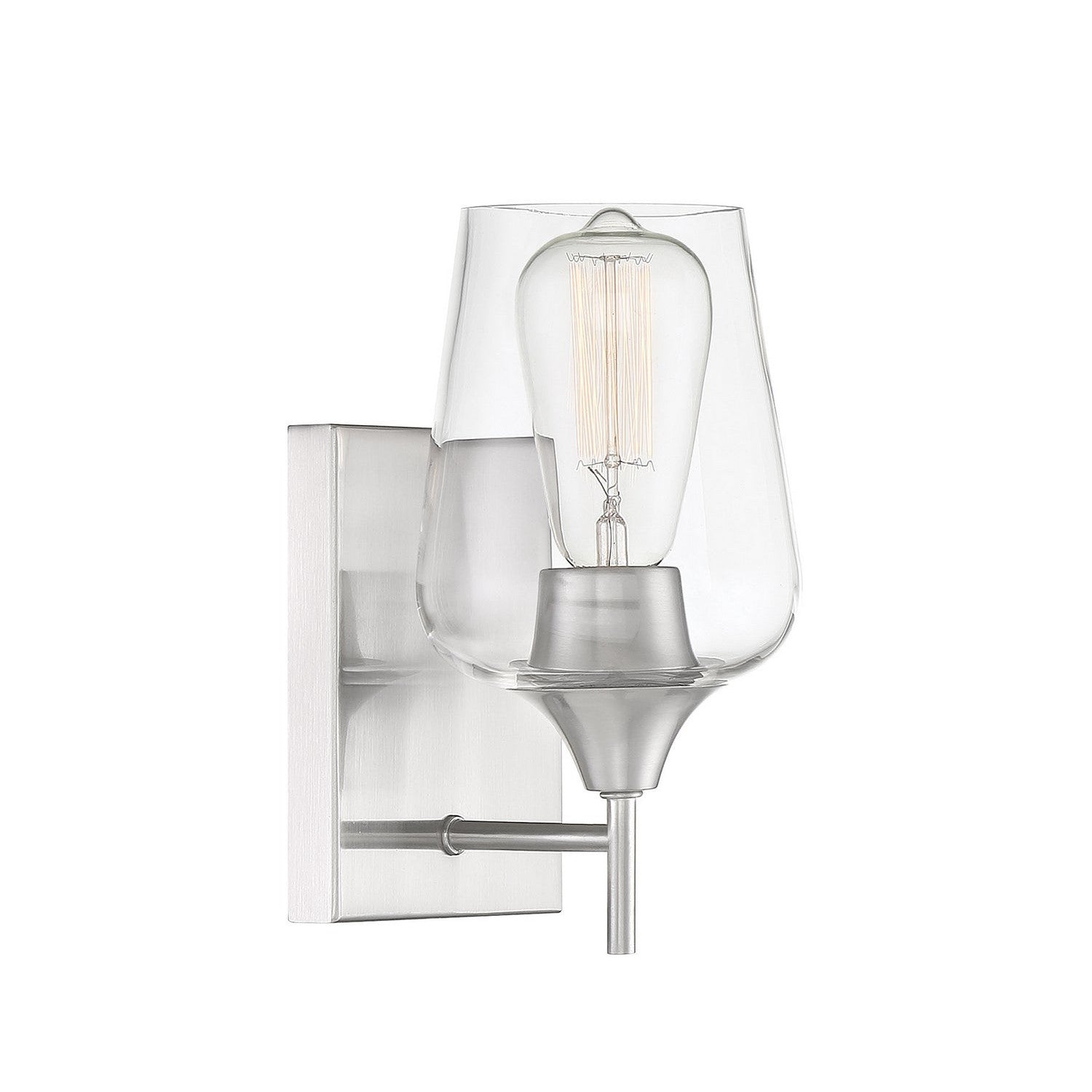Savoy House - 9-4030-1-SN - One Light Wall Sconce - Octave - Satin Nickel