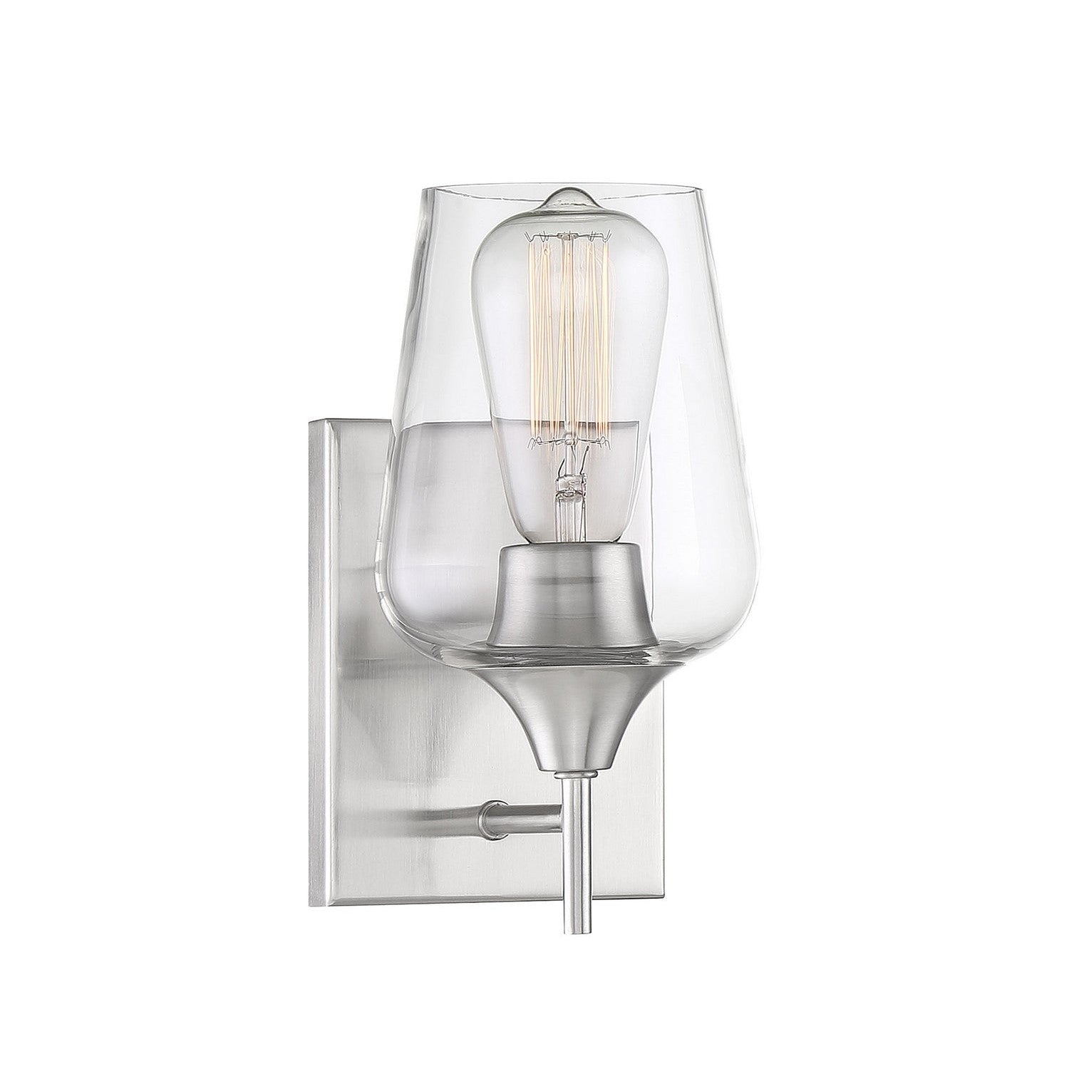 Savoy House - 9-4030-1-SN - One Light Wall Sconce - Octave - Satin Nickel