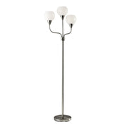 Adesso Home - 1534-22 - Three Light Floor Lamp - Phillip - Brushed Steel