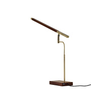 Adesso Home - 3046-15 - LED Desk Lamp - Barrett - Walnut Wood