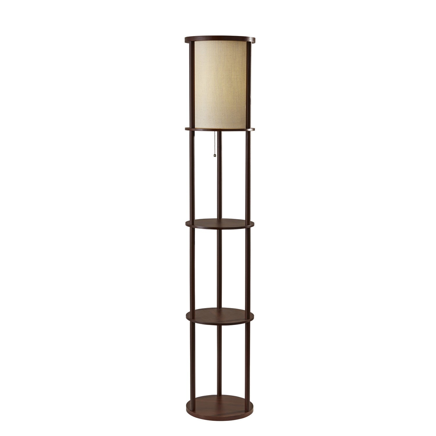 Adesso Home - 3117-15 - Floor Lamp - Stewart - Walnut Wood Veneer