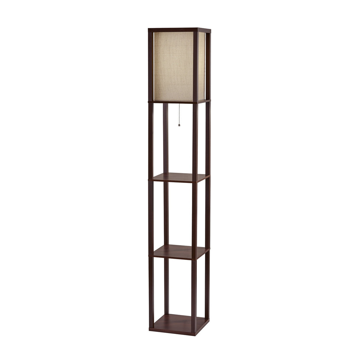 Adesso Home - 3138-15 - Floor Lamp - Wright - Walnut Wood Veneer On Mdf