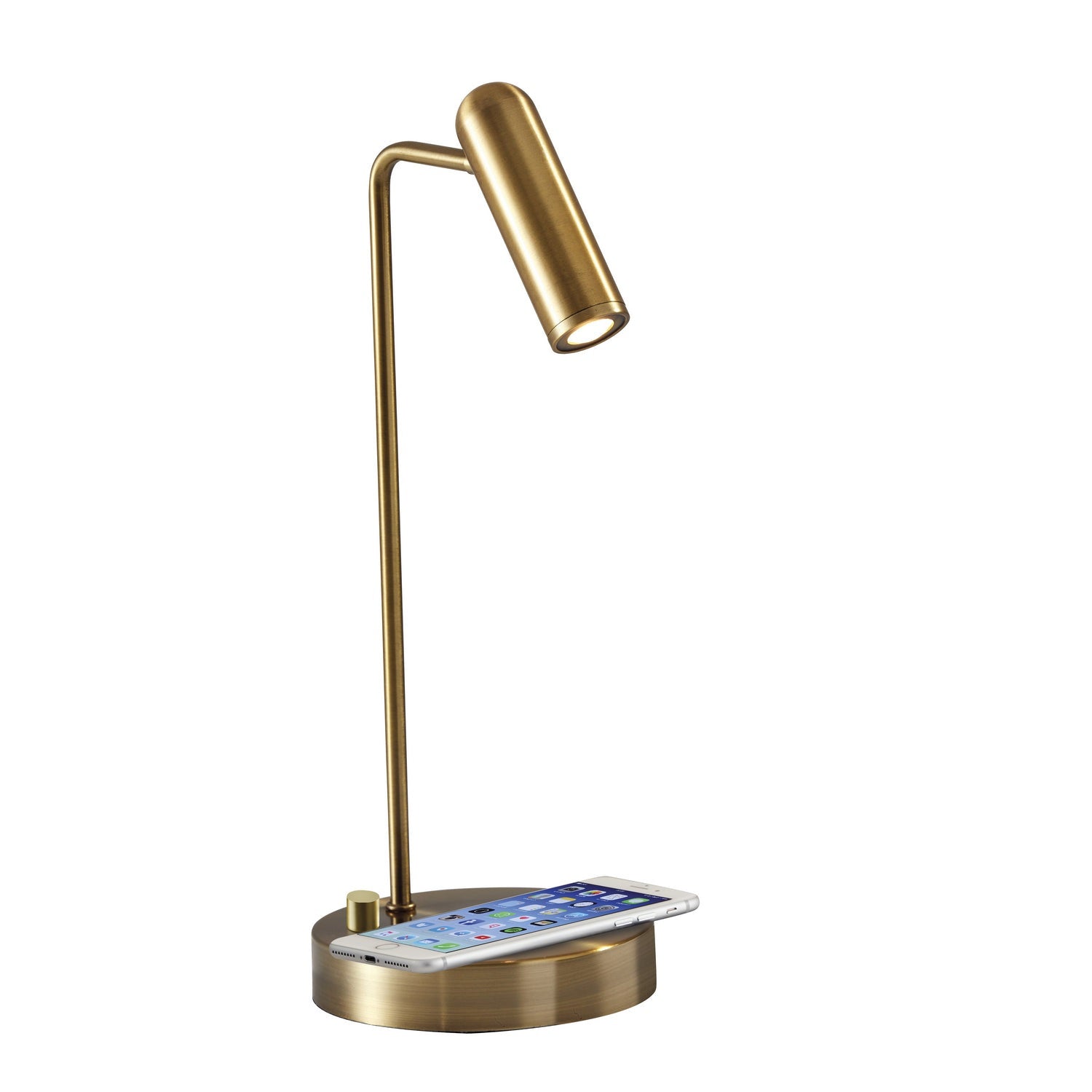 Adesso Home - 3162-21 - LED Desk Lamp - Kaye - Antique Brass