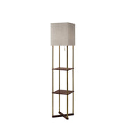 Adesso Home - 3183-21 - Floor Lamp - Harrison - Solid Wood X Base