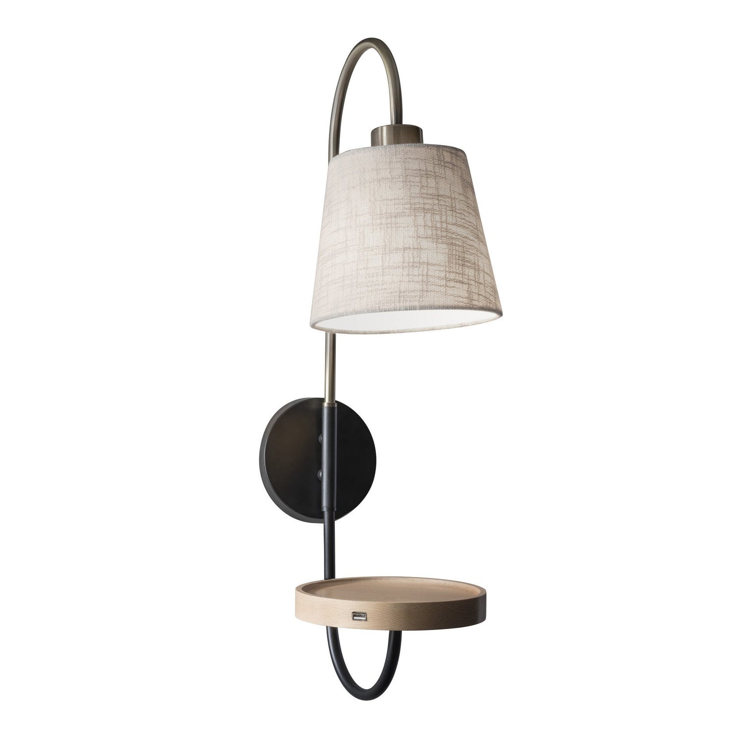 Adesso Home - 3406-21 - Wall Lamp - Jeffrey - Black