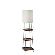 Adesso Home - 3459-15 - Floor Lamp - Henry - Brushed Steel
