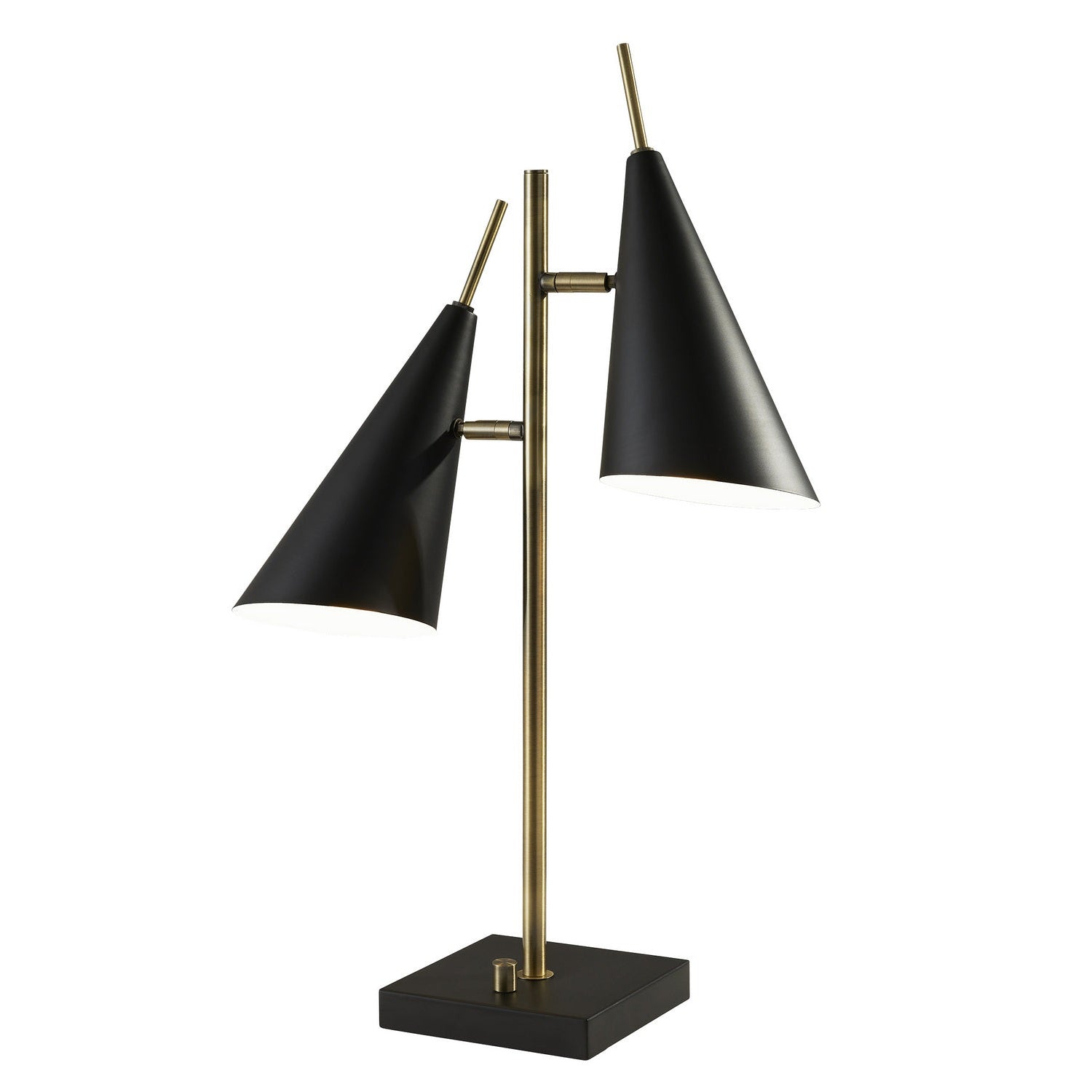 Adesso Home - 3476-21 - Two Light Table Lamp - Owen - Black Painted
