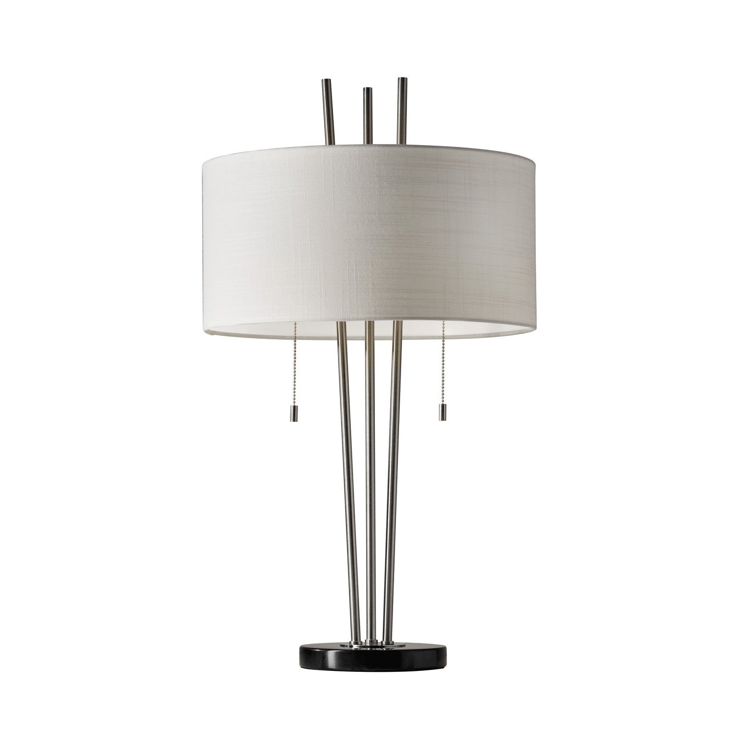Adesso Home - 4072-22 - Two Light Table Lamp - Anderson - Black Marble