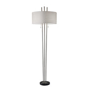 Adesso Home - 4073-22 - Two Light Floor Lamp - Anderson - Black Marble