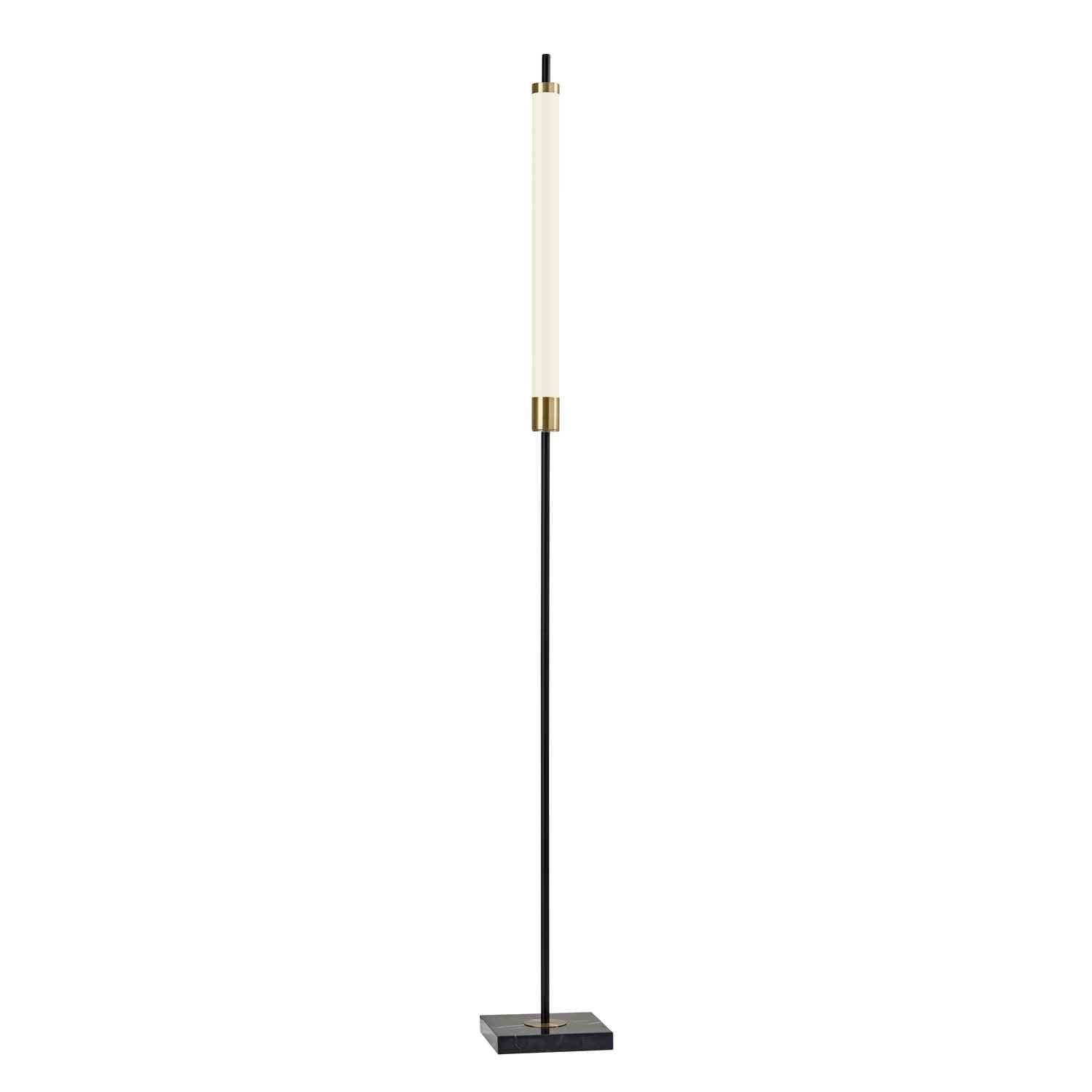 Adesso Home - 4191-01 - LED Floor Lamp - Piper - Black Marble