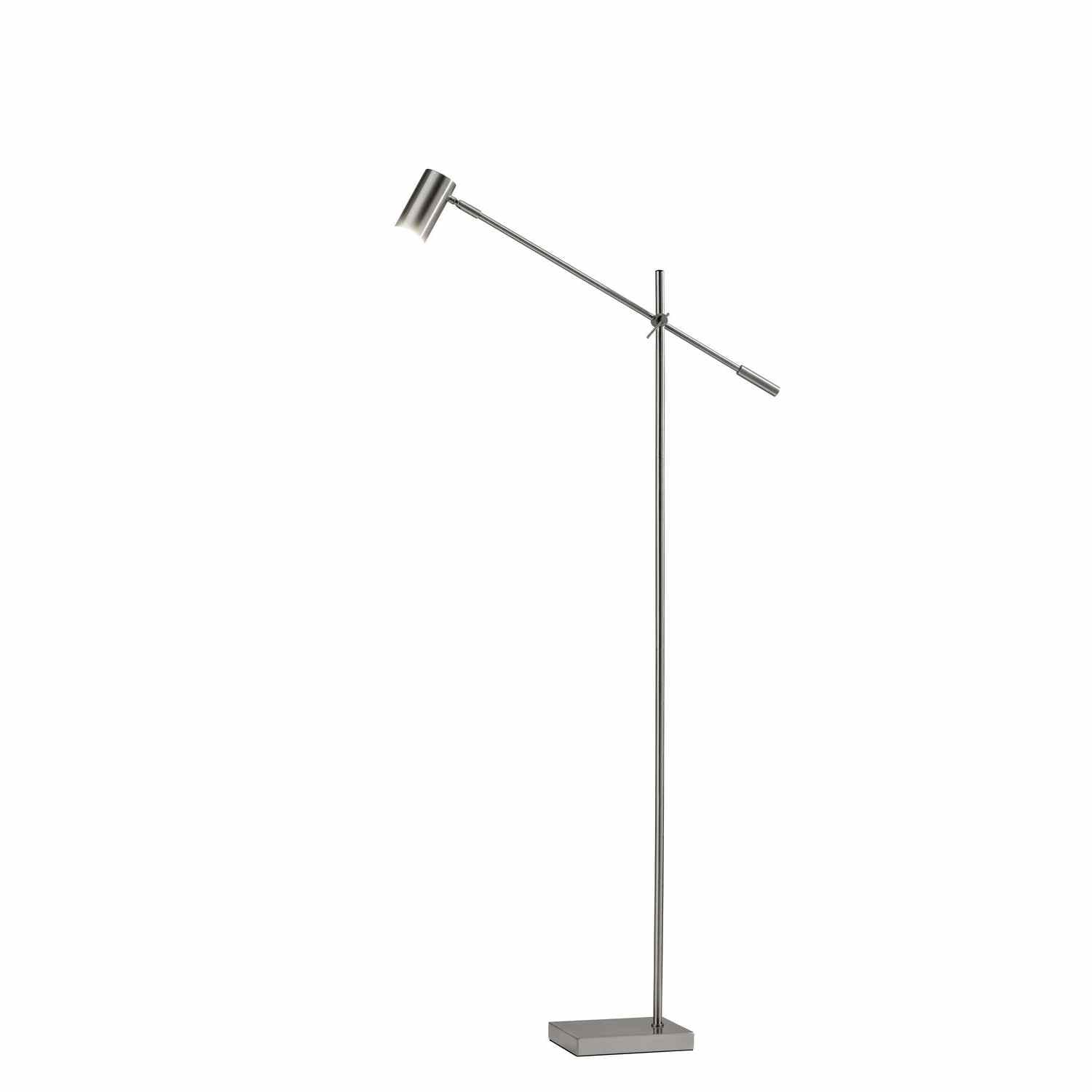 Adesso Home - 4218-22 - LED Floor Lamp - Collette - Brushed Steel