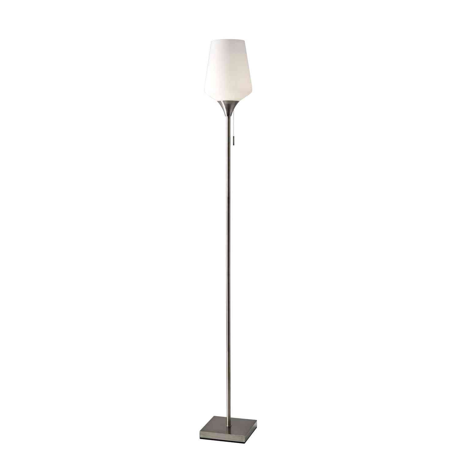 Adesso Home - 4266-22 - Floor Lamp - Roxy - Brushed Steel