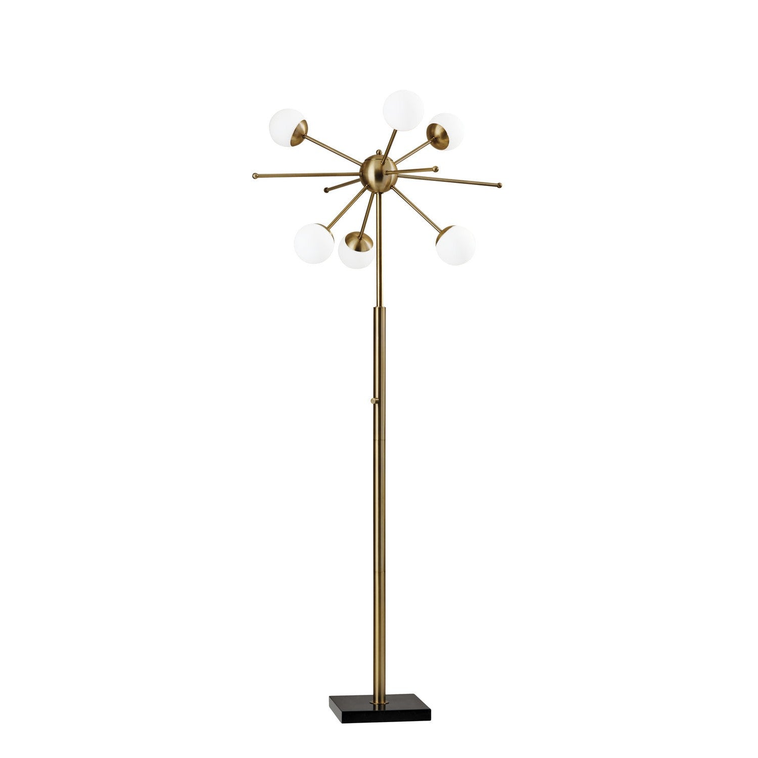 Adesso Home - 4271-21 - LED Floor Lamp - Doppler - Black Marble