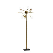 Adesso Home - 4271-21 - LED Floor Lamp - Doppler - Black Marble
