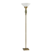 Adesso Home - 5168-21 - Two Light Torchiere - Murphy - Antique Brass