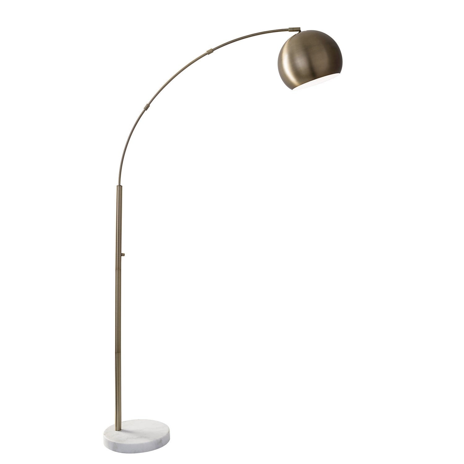 Adesso Home - 5170-21 - Arc Lamp - Astoria - White Marble